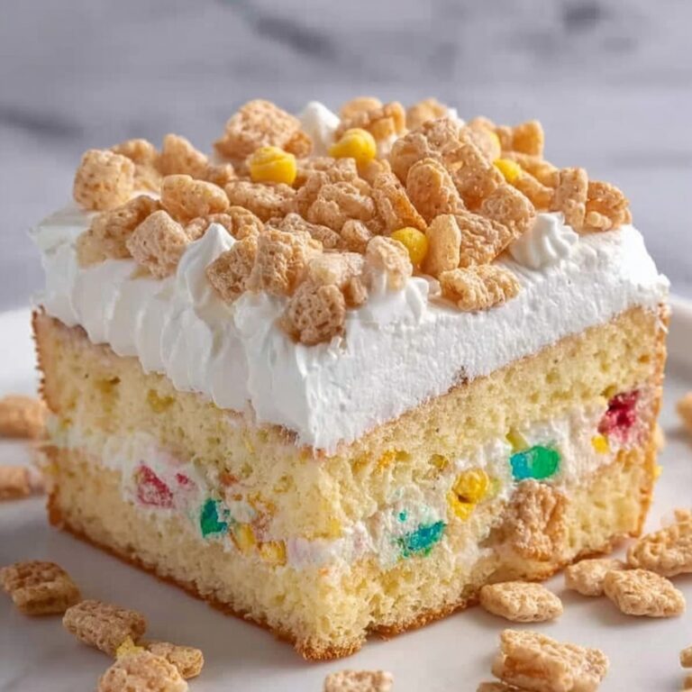 Cereal Milk Poke Cake Recipe