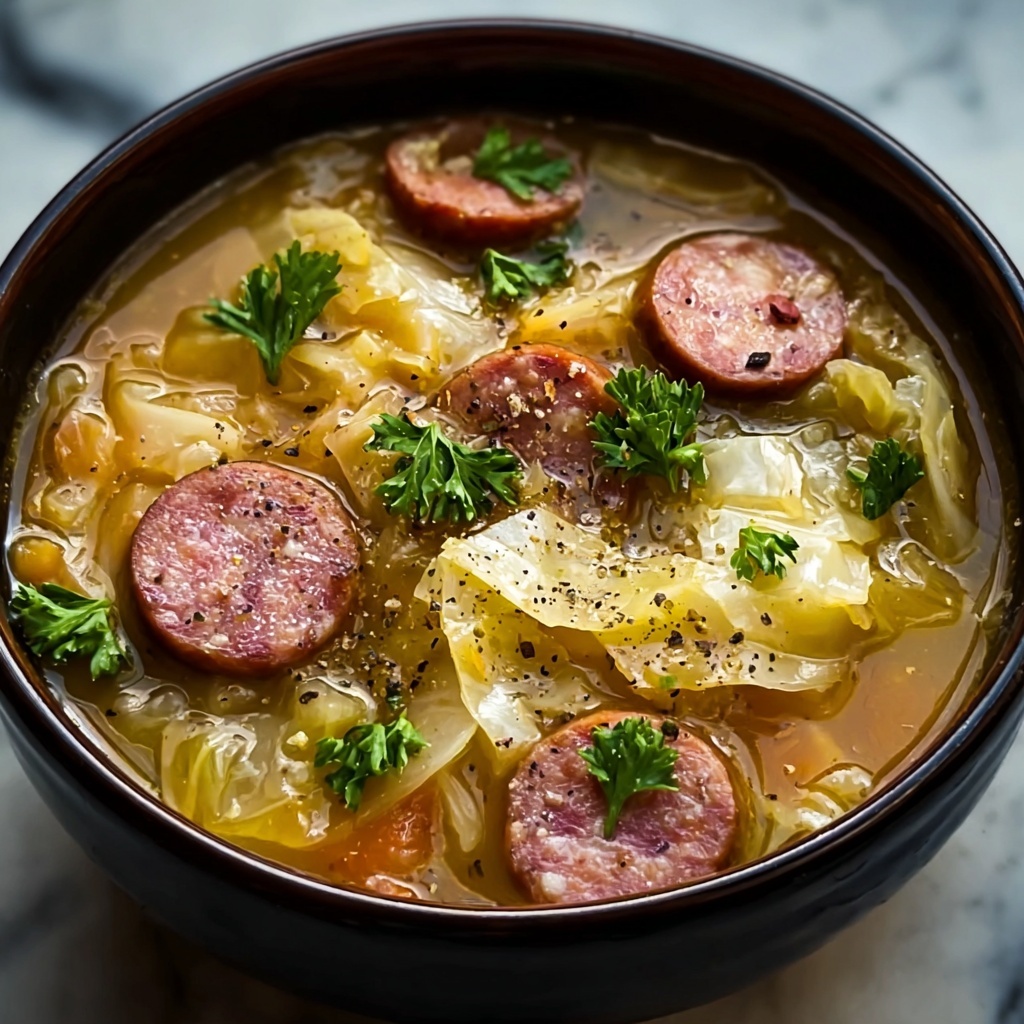 Kielbasa and Cabbage Soup Recipe - Recipe Image