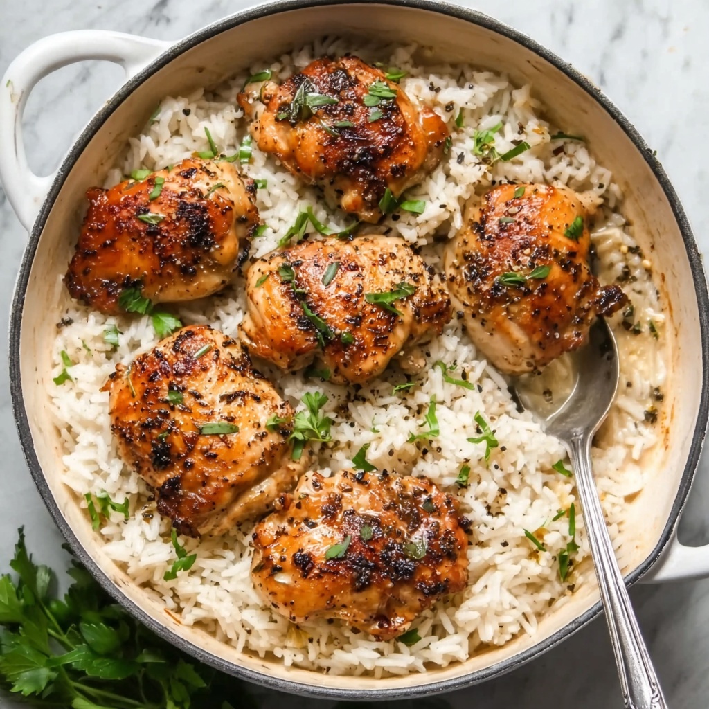 Creamy Herb Chicken & Basmati Rice Recipe - Recipe Image