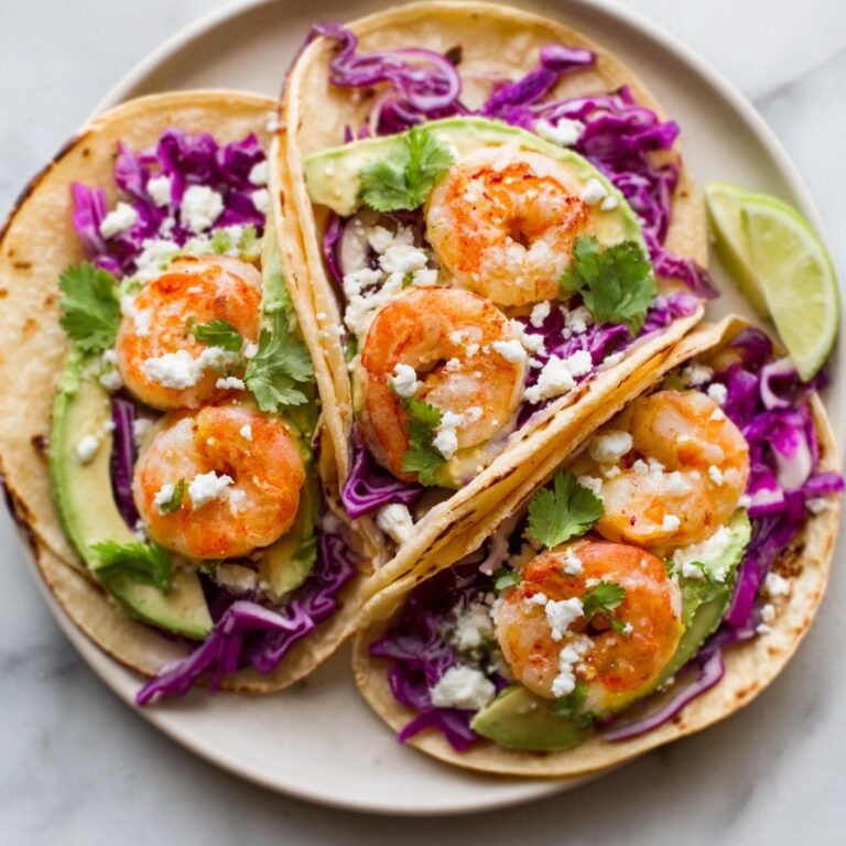 Spicy Shrimp Tacos with Cilantro Lime Sauce Recipe