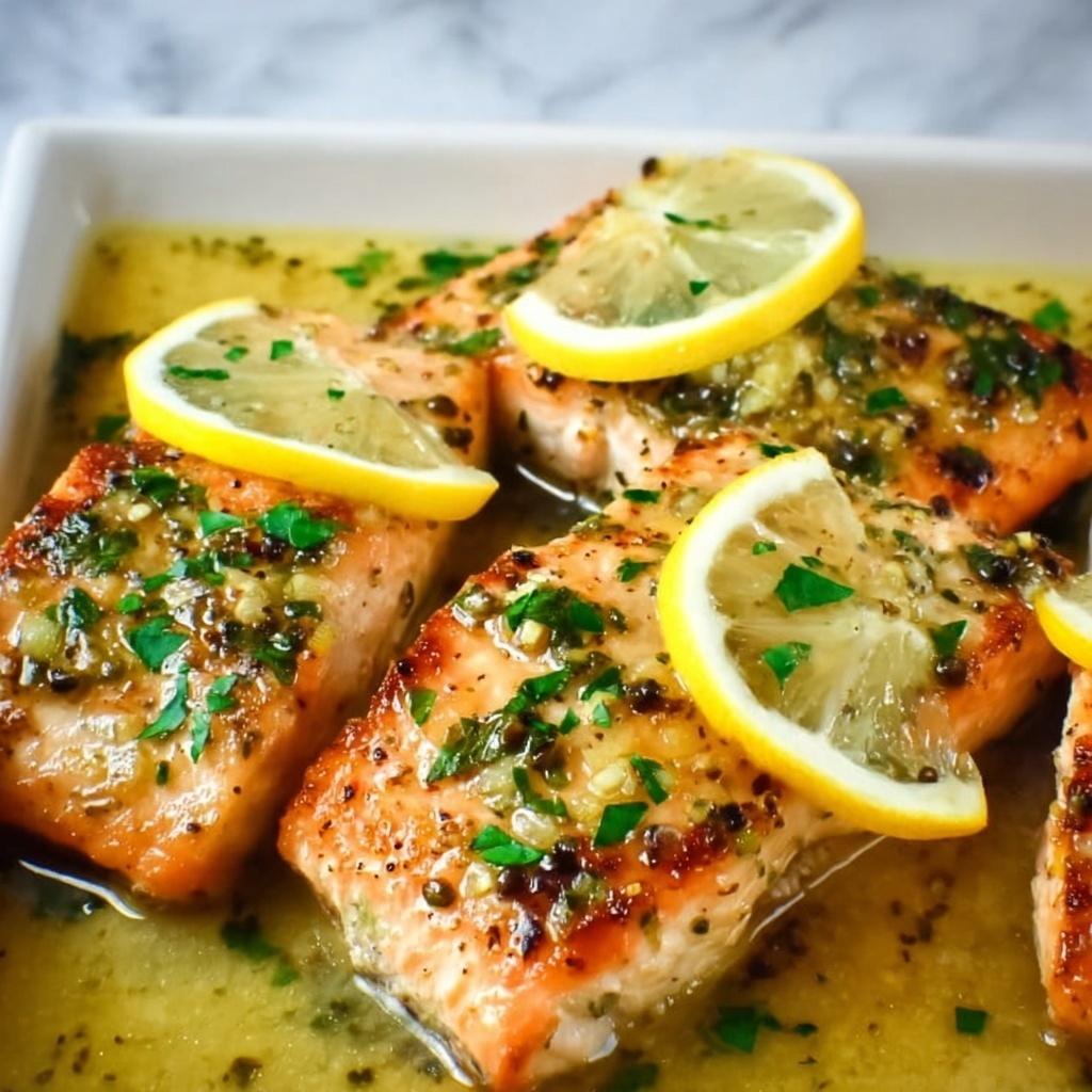 Broiled Cod with Lemon Butter Garlic Sauce Recipe - Recipe Image