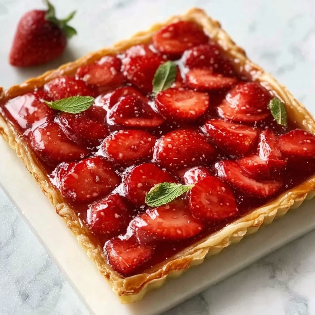 Easy Strawberry Slab Pie Recipe - Recipe Image