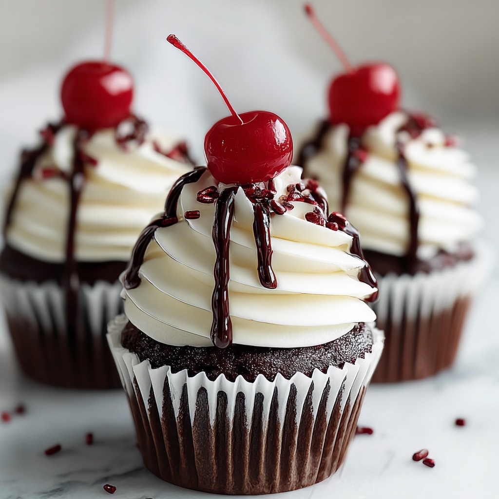 Black Forest Cupcakes Recipe - Recipe Image