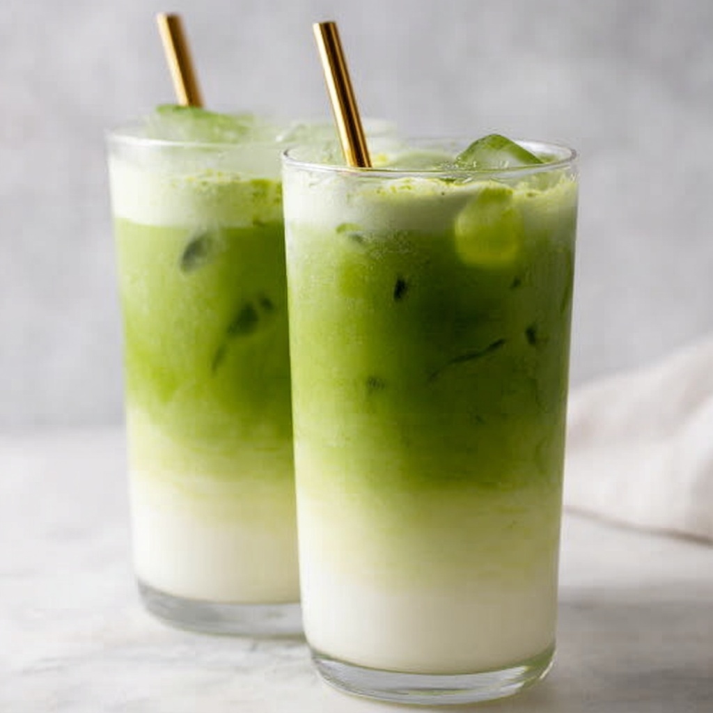 Iced Matcha Latte Recipe - Recipe Image