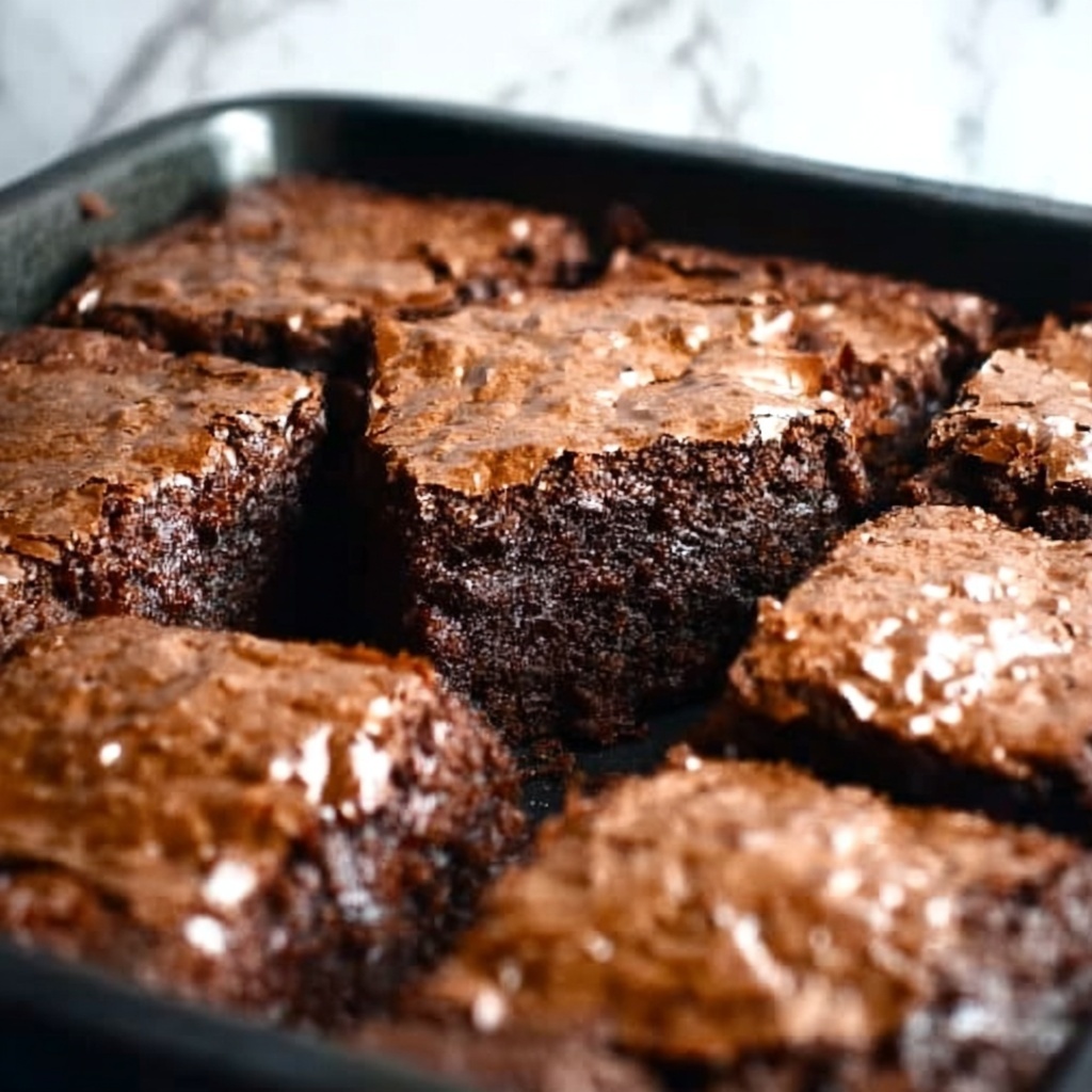 One Bowl Brownies Recipe - Recipe Image