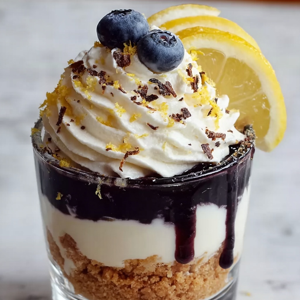 Lemon Blueberry Cheesecake Parfaits Recipe - Recipe Image