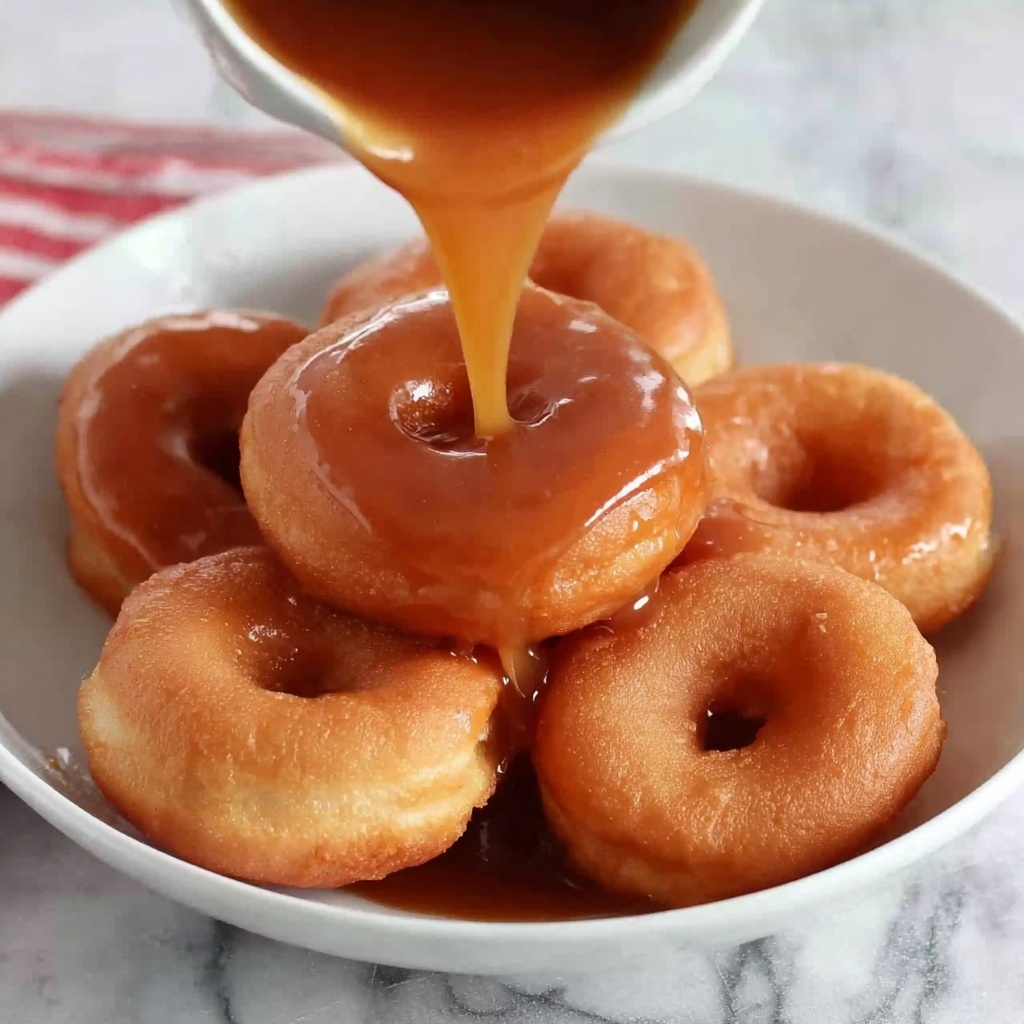 Canned Biscuit Glazed Doughnuts Recipe - Recipe Image