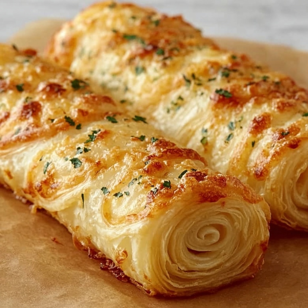 Cheesy Garlic Butter Rollups Recipe - Recipe Image