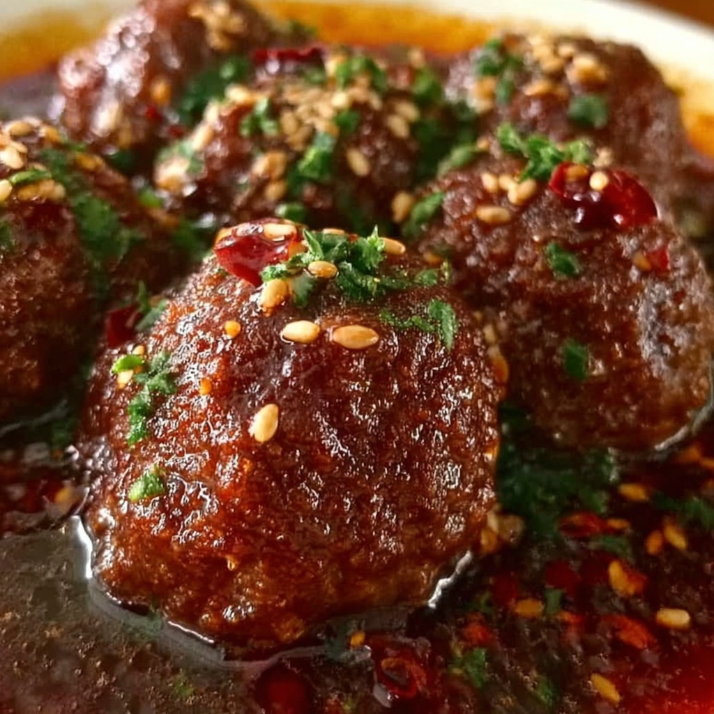 Korean BBQ Meatballs Recipe - Recipe Image