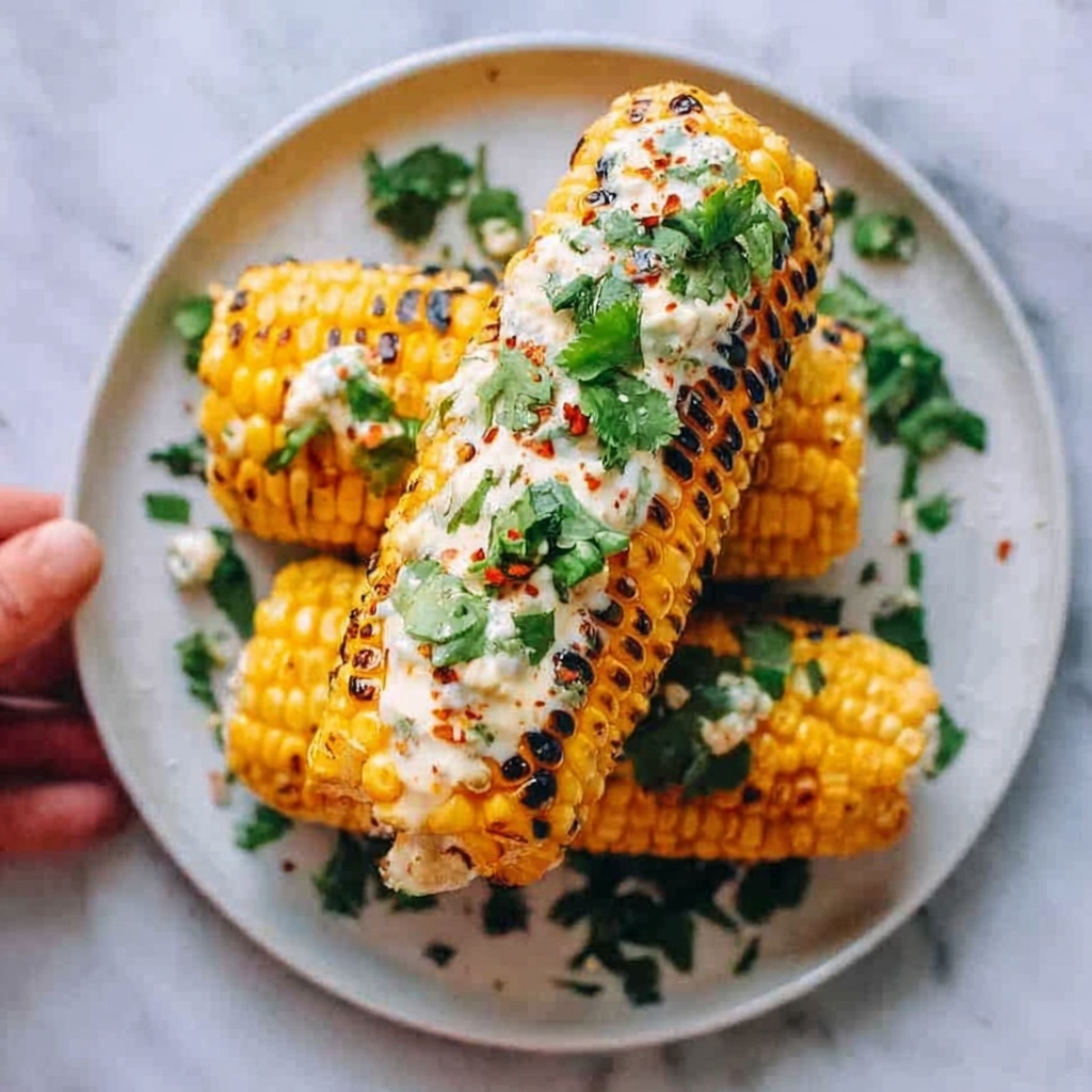 Grilled Corn with Herb Butter Recipe - Recipe Image