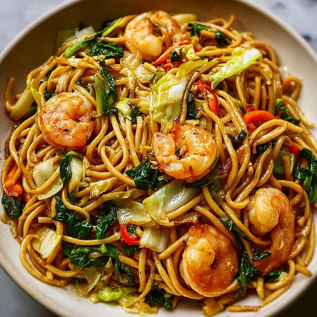 Shrimp Stir Fry with Noodles Recipe - Recipe Image