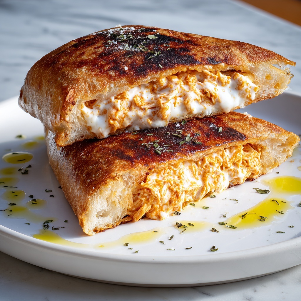 Buffalo Chicken Calzone Recipe - Recipe Image