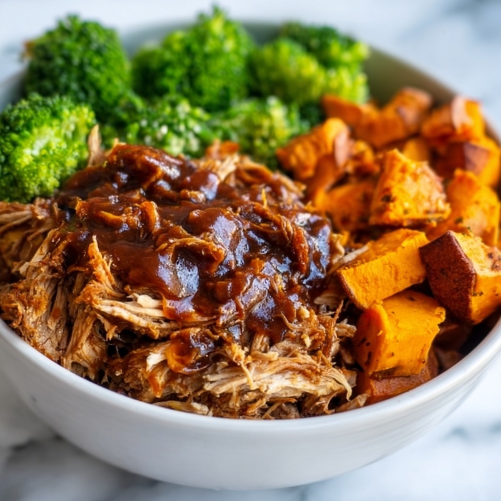 BBQ Chicken & Roasted Sweet Potato Bowls Recipe - Recipe Image