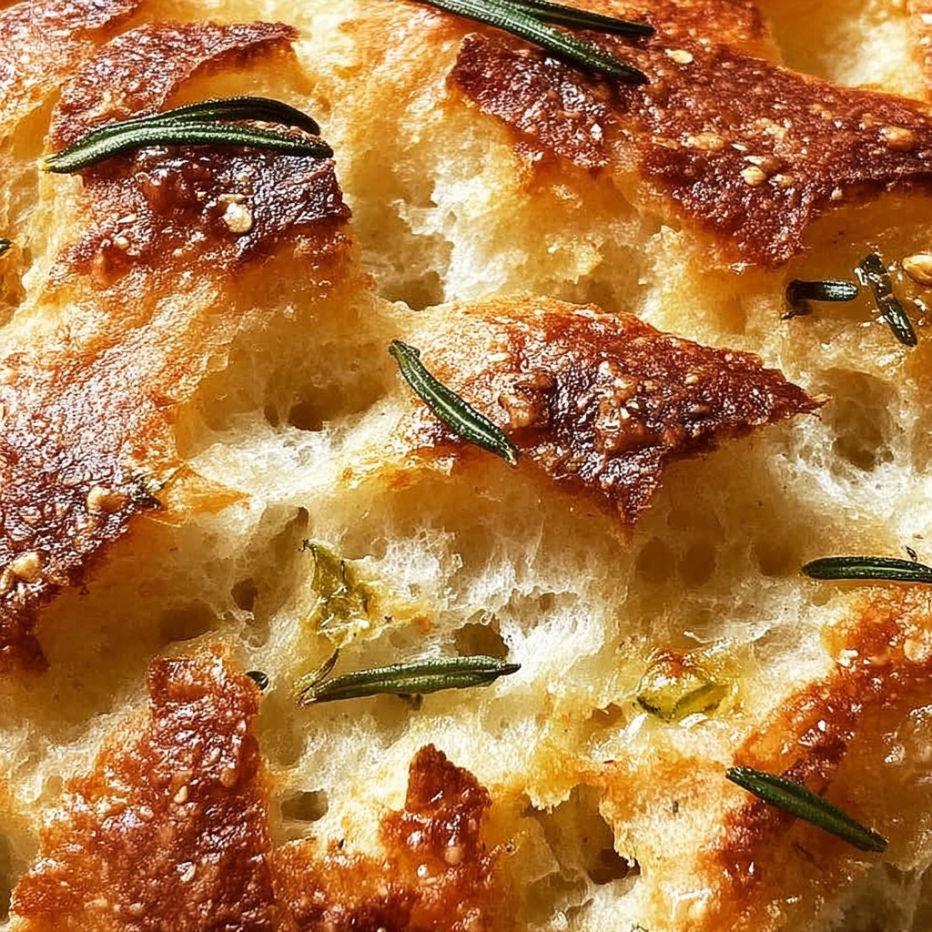 Rosemary & Roasted Garlic Artisan Bread: A Wonderful Ultimate Recipe - Recipe Image