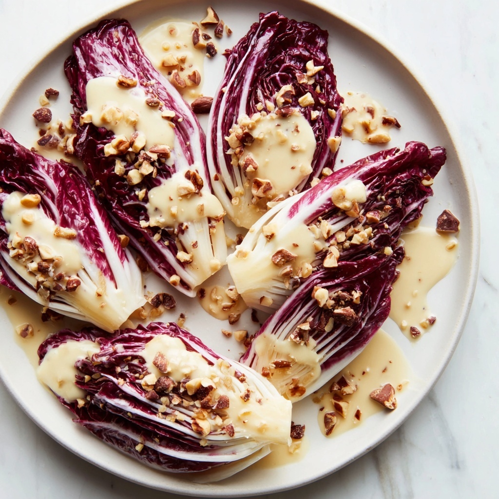 Radicchio Salad with Crème Fraîche Vinaigrette and Toasted Hazelnuts Recipe - Recipe Image