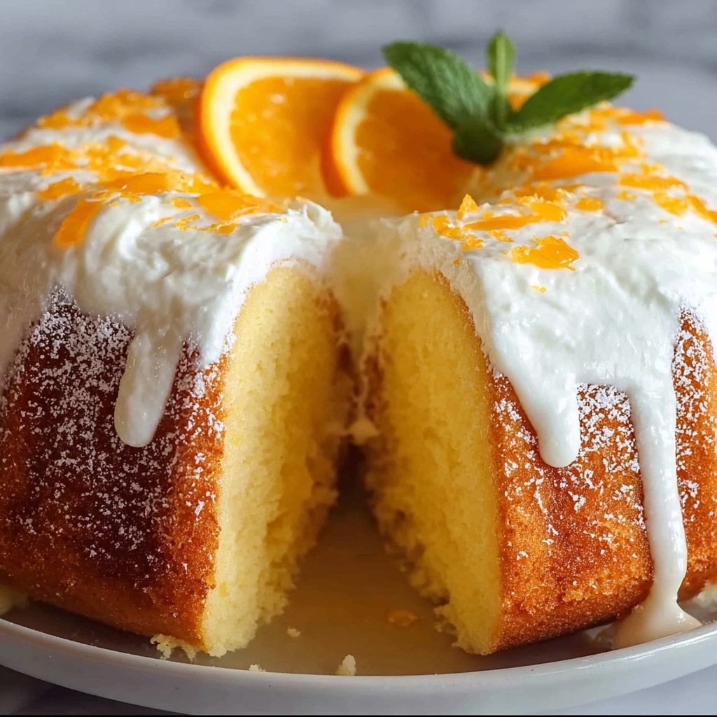 Orange Creamsicle Cake Recipe - Recipe Image