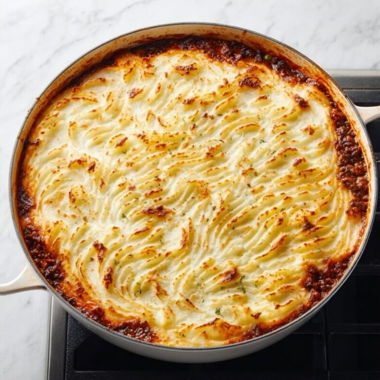 Classic Shepherd’s Pie with Savory Beef and Mashed Potatoes Recipe