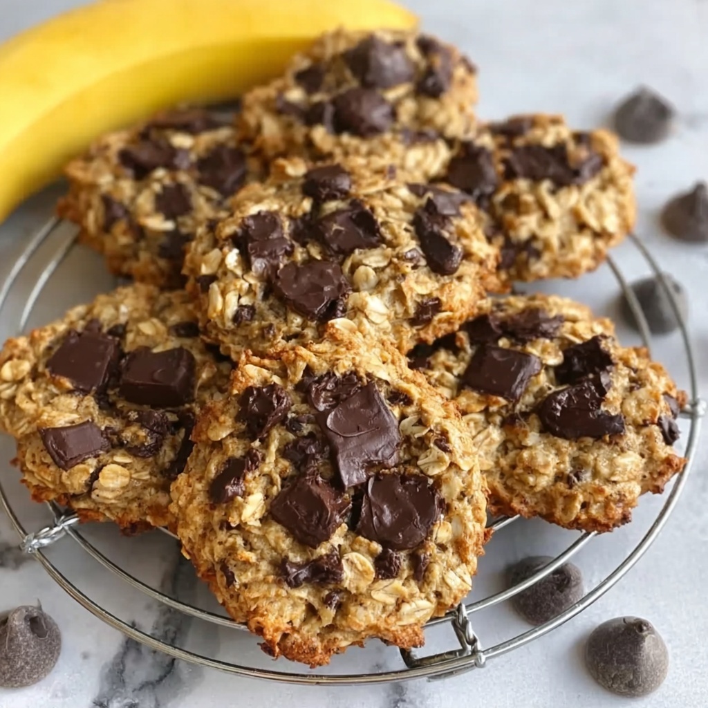 Banana-Oat Chocolate Chunk Cookies Recipe - Recipe Image