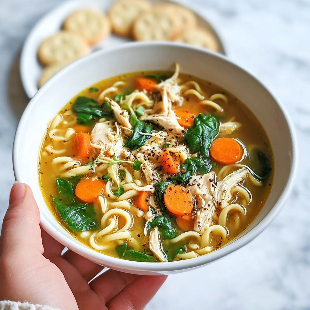 Sweet Potato Chicken Noodle Soup Recipe - Recipe Image