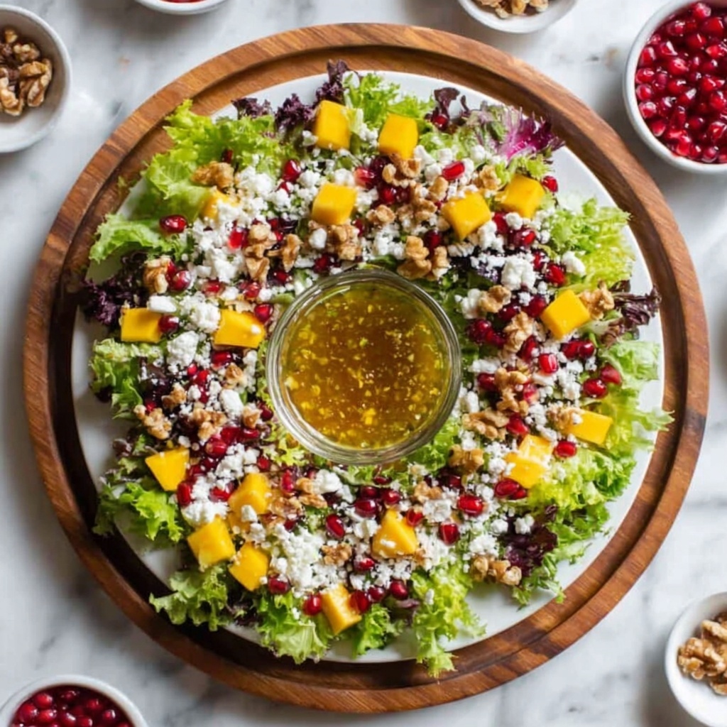 Festive Pomegranate Walnut Salad Recipe - Recipe Image
