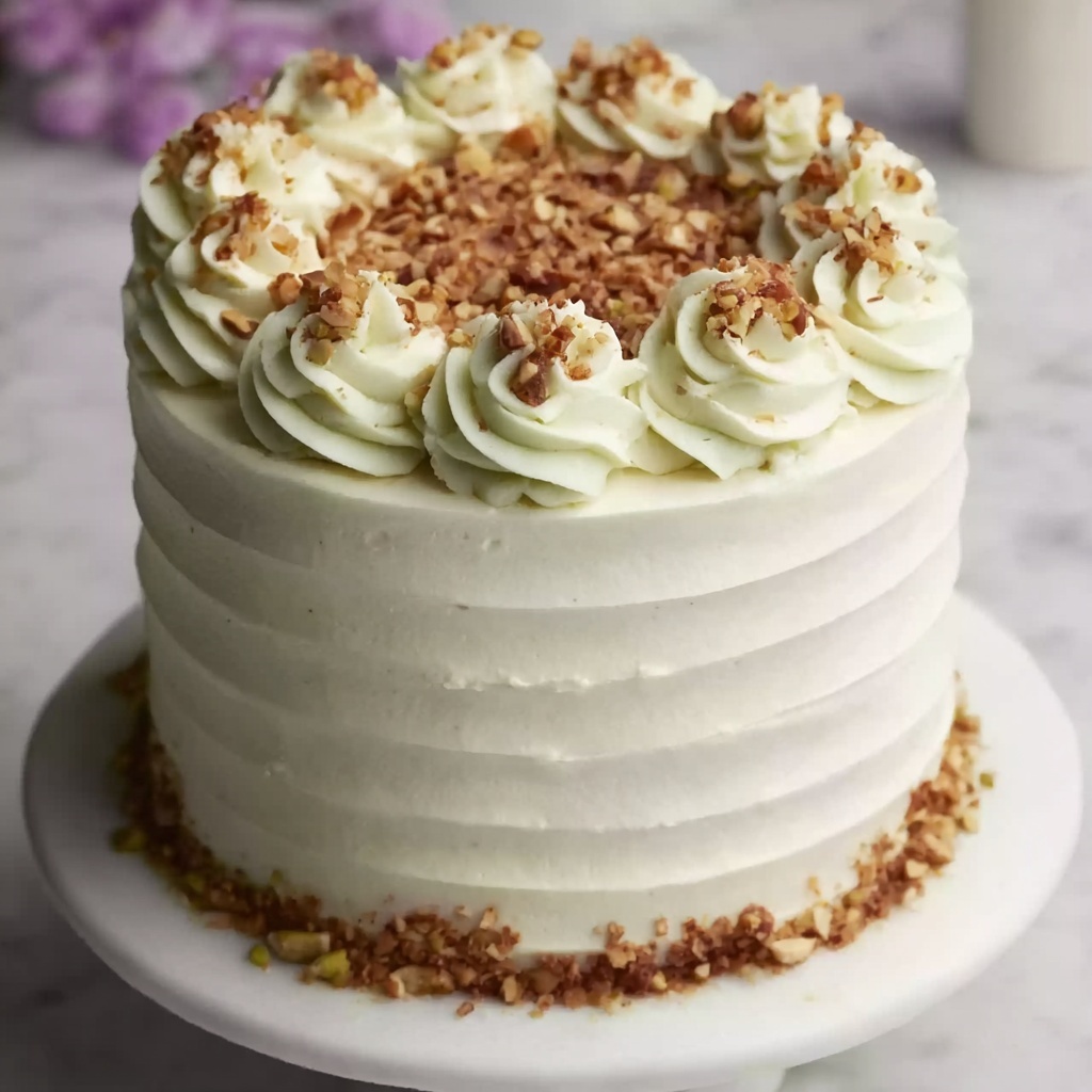 Vanilla Bean Pistachio Cake Recipe - Recipe Image