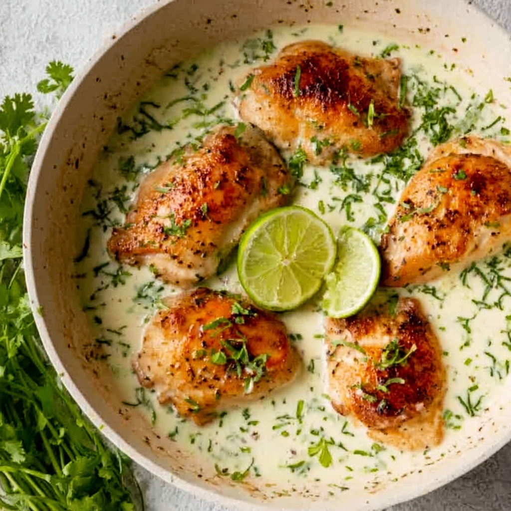 Creamy Coconut Lime Chicken Recipe - Recipe Image