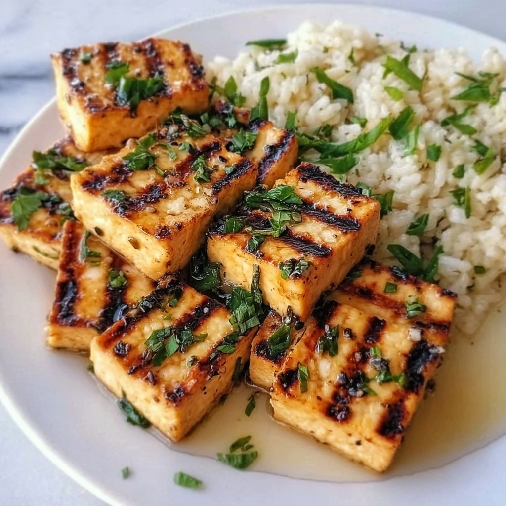 Garlic Herb Butter Tofu Recipe - Recipe Image