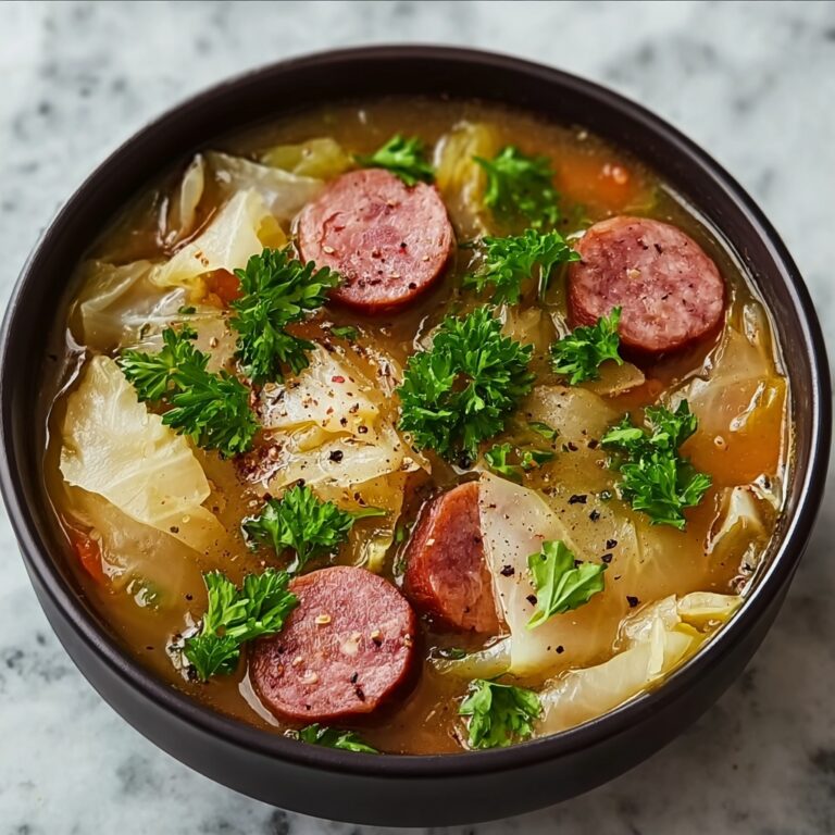 Kielbasa and Cabbage Soup Recipe