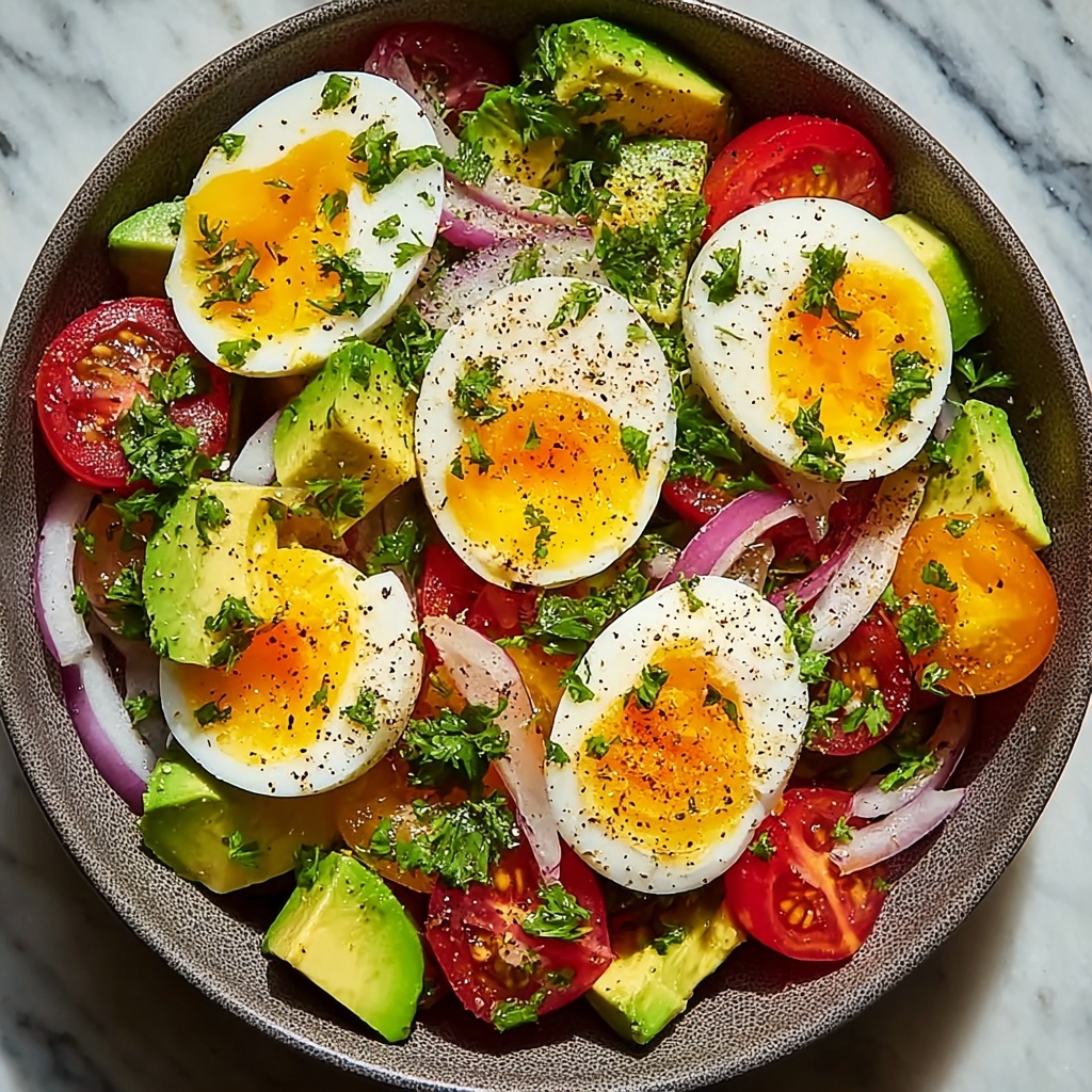 Workout Egg Avocado Salad: The Ultimate Healthy Lunch Recipe - Recipe Image