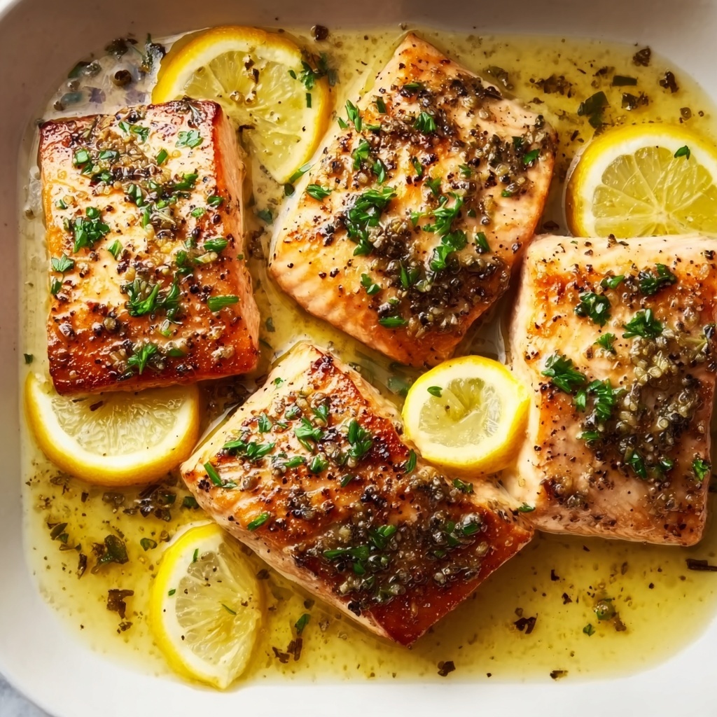 Broiled Cod with Lemon Butter Garlic Sauce Recipe - Recipe Image