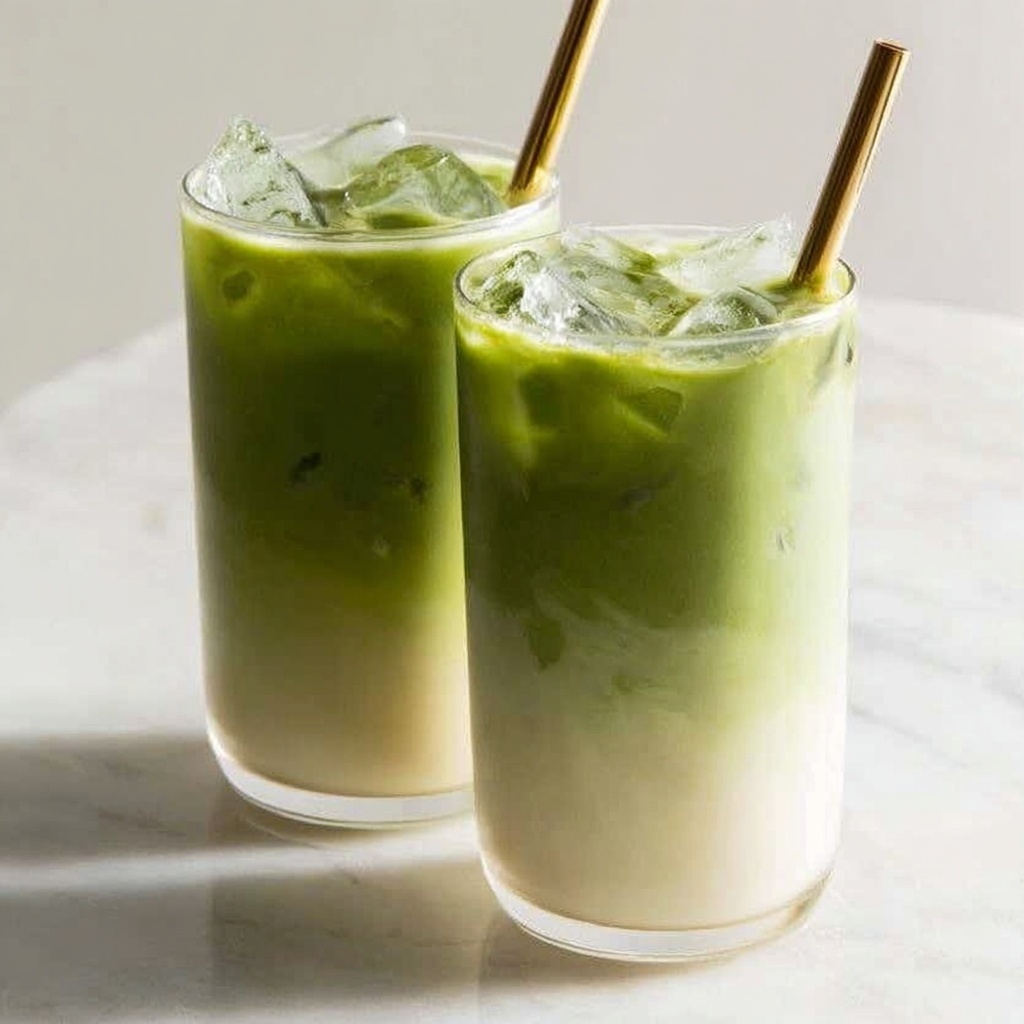 Iced Matcha Latte Recipe - Recipe Image