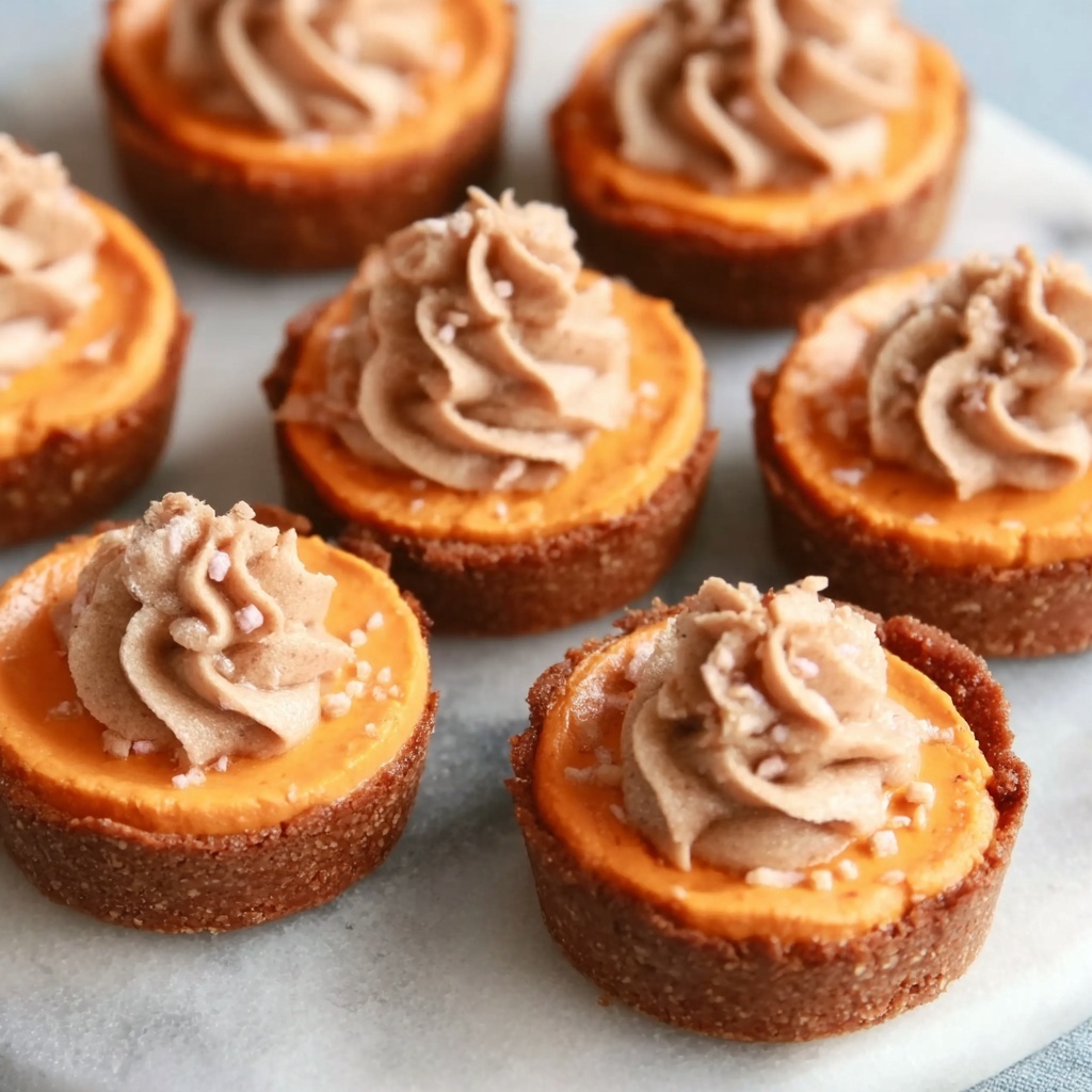 Sweet Potato Pie Bites with Candied Pecans and Cream Cheese Recipe - Recipe Image