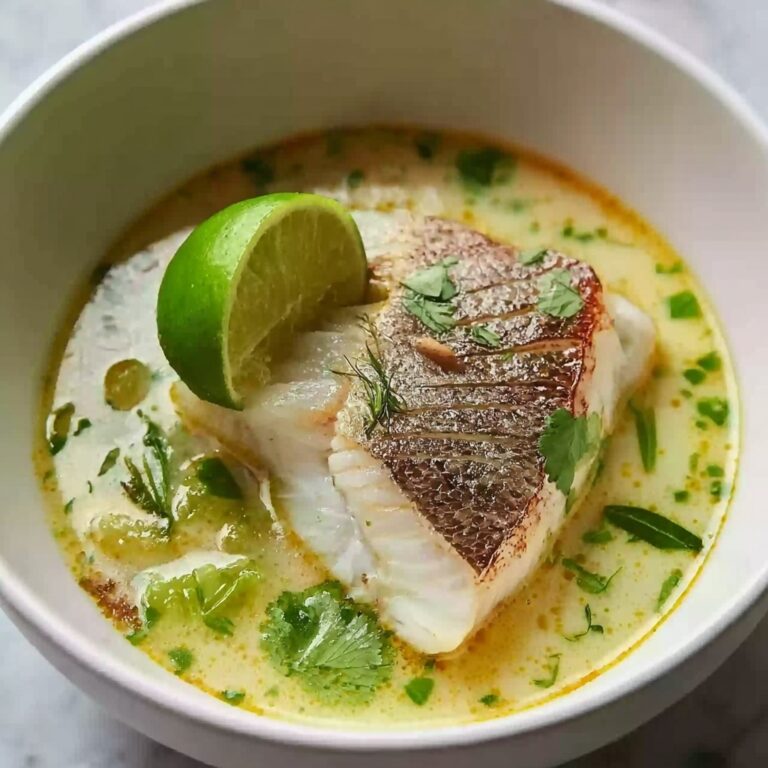 Coconut Lime Fish Soup Recipe