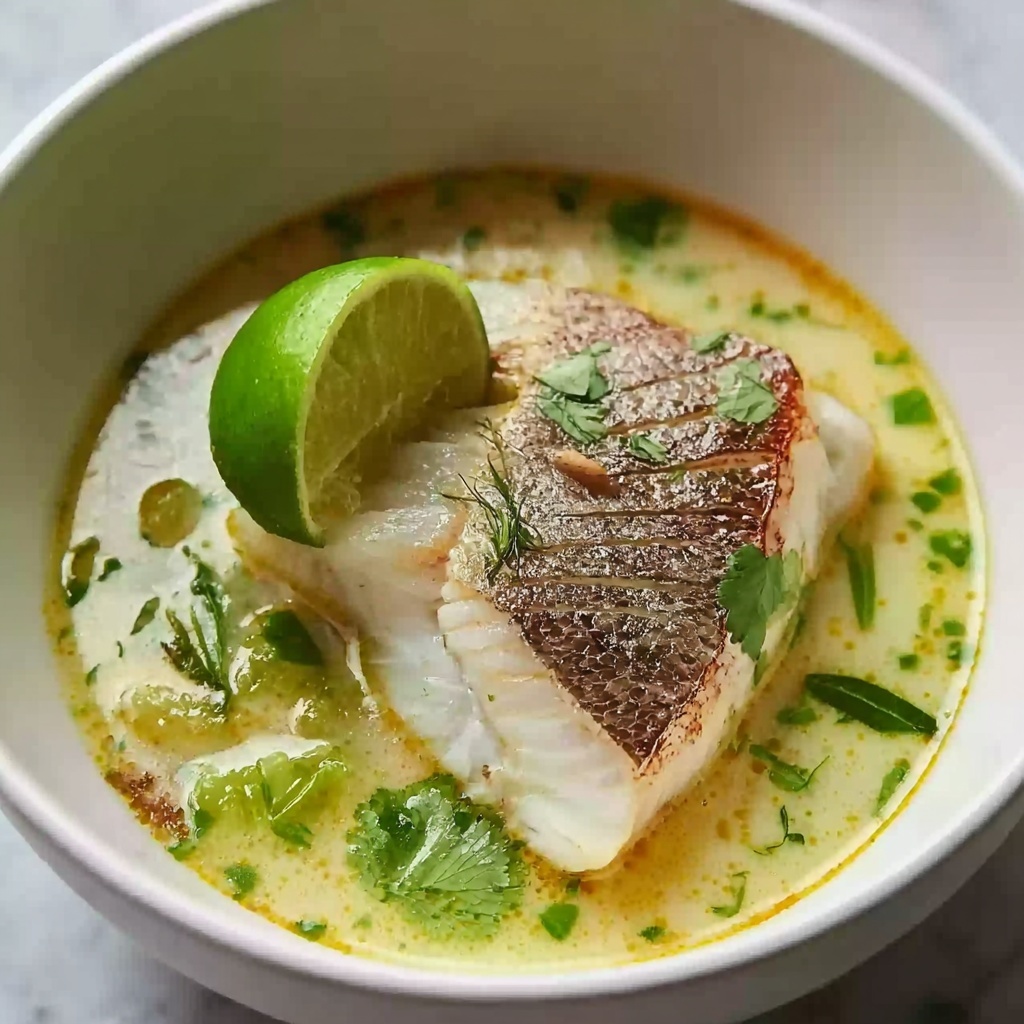 Coconut Lime Fish Soup Recipe - Recipe Image