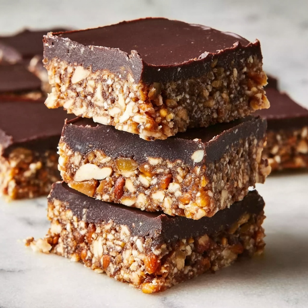 Chocolate Date Almond Bars Recipe - Recipe Image