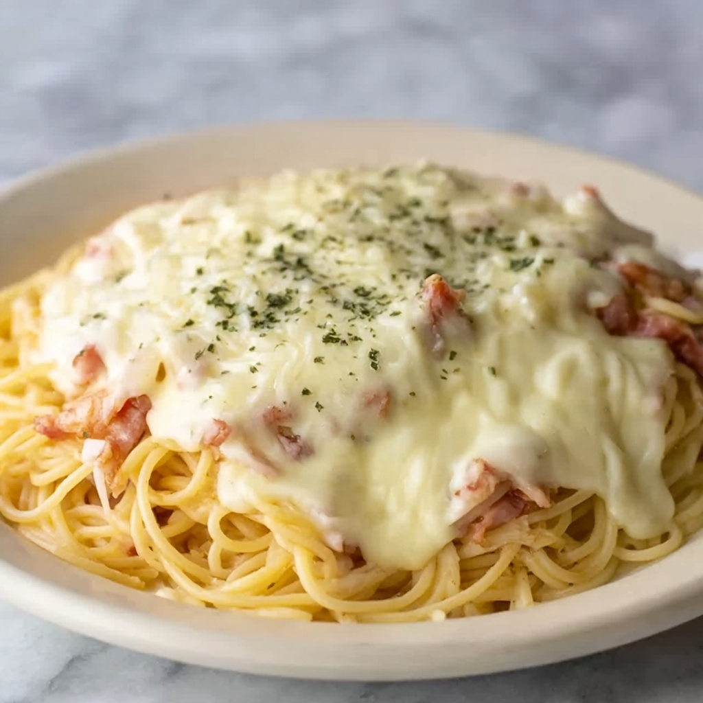 Million Dollar Spaghetti Alfredo Recipe - Recipe Image