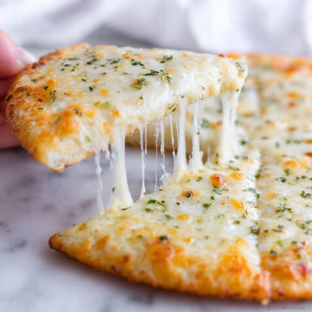 White Ricotta and Mozzarella Pizza Recipe - Recipe Image
