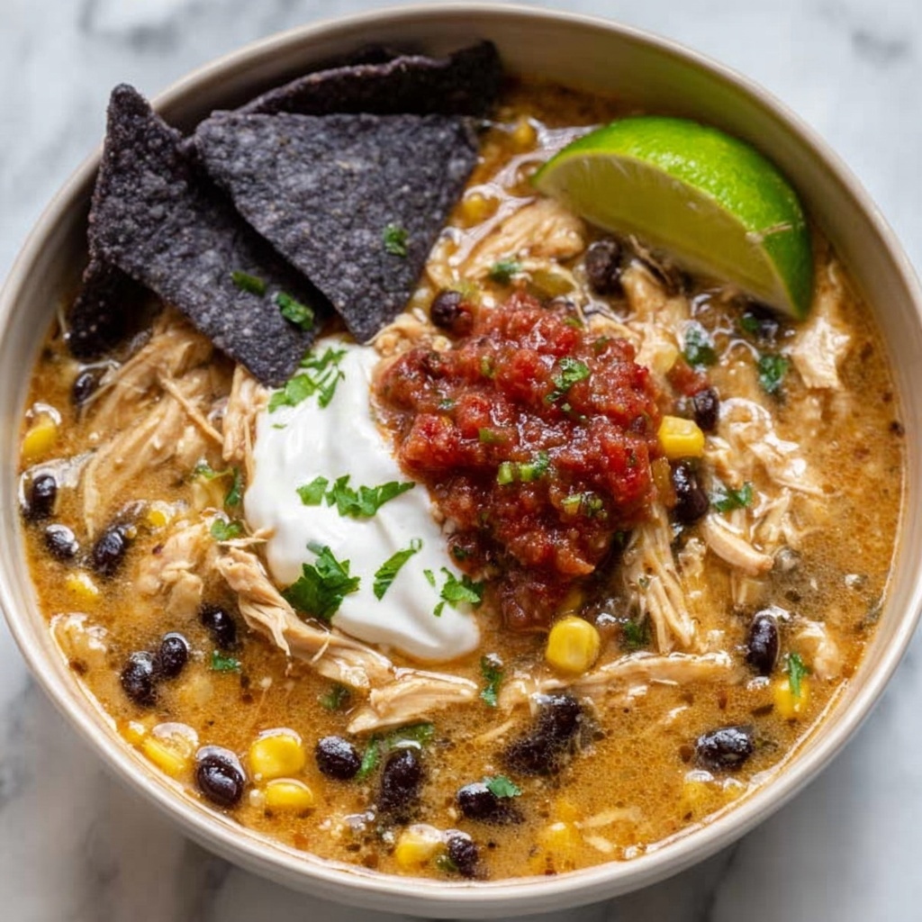 Healthy Chicken Tortilla Soup Recipe - Recipe Image