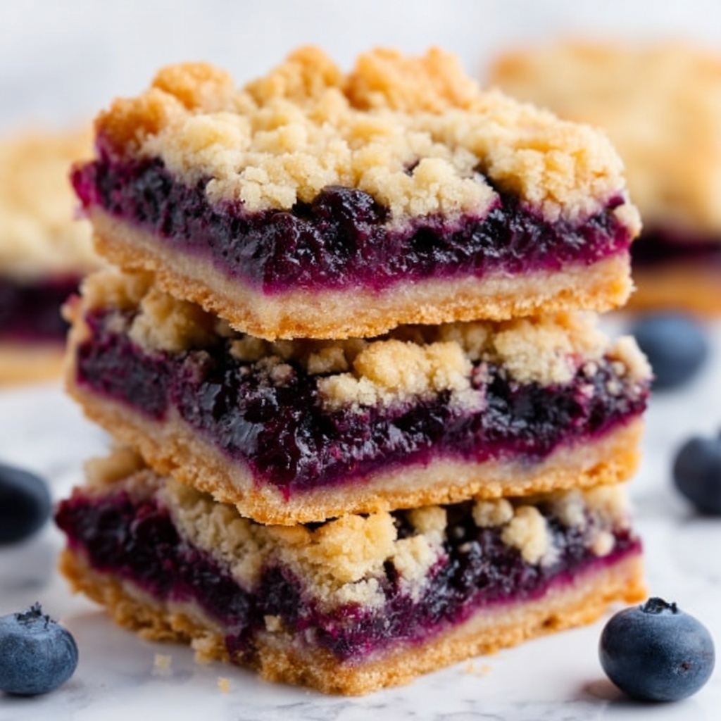 Triple Berry Cobbler Bars Recipe - Recipe Image