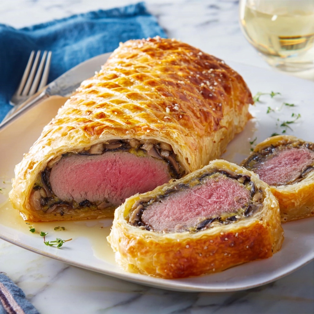 Beef Wellington with Mushroom and Foie Gras Recipe - Recipe Image