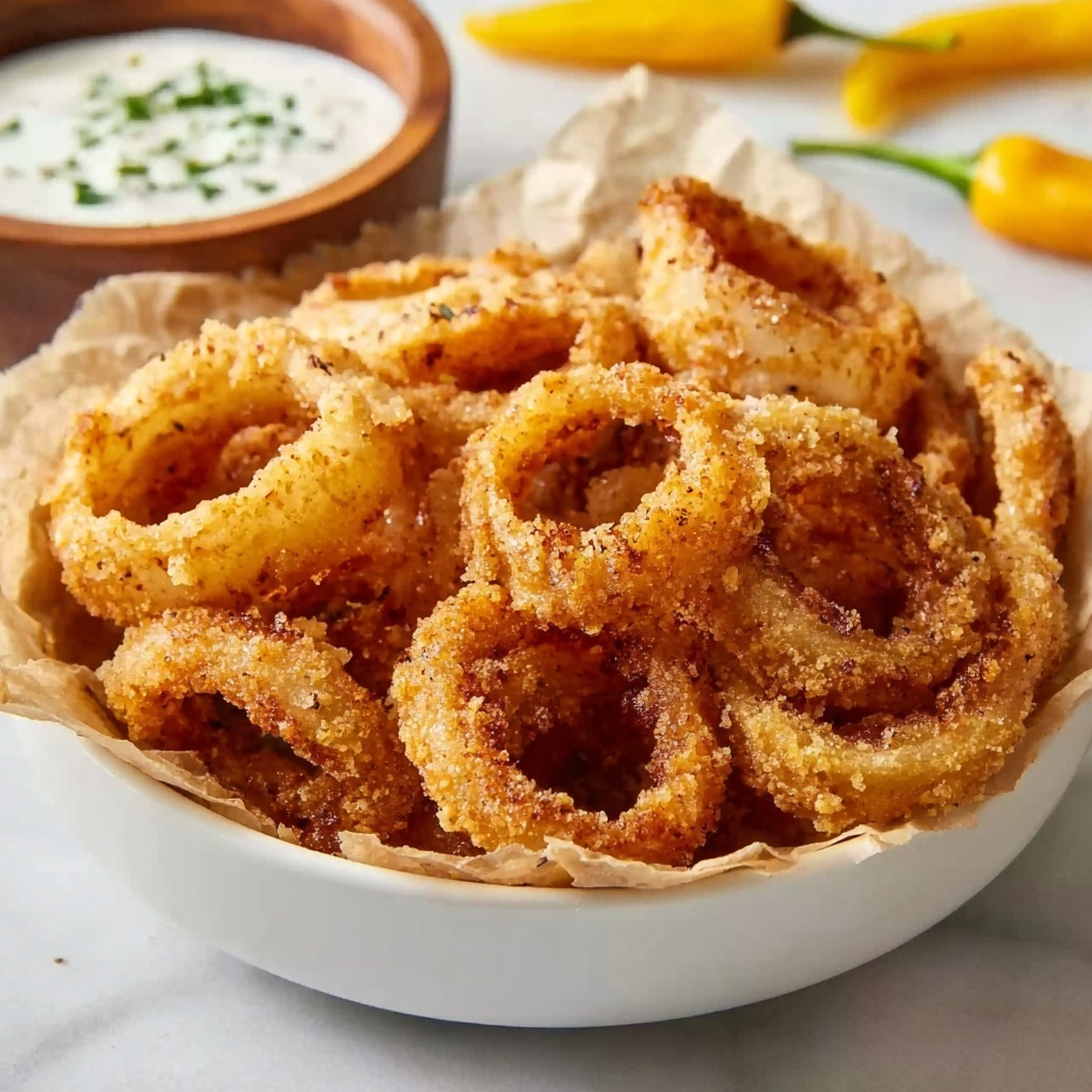 Crispy Air Fryer Banana Pepper Coins Recipe - Recipe Image