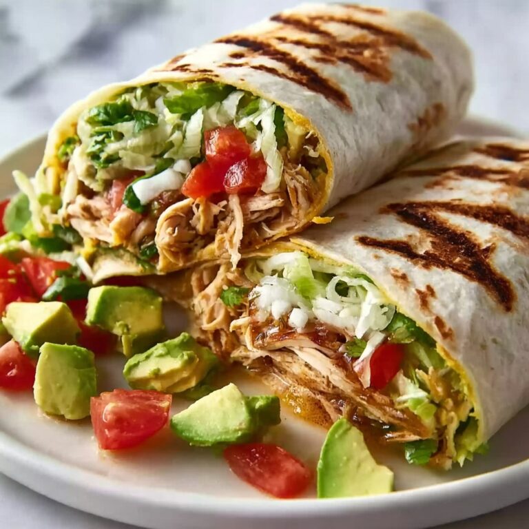Chicken Avocado Ranch Burritos Recipe