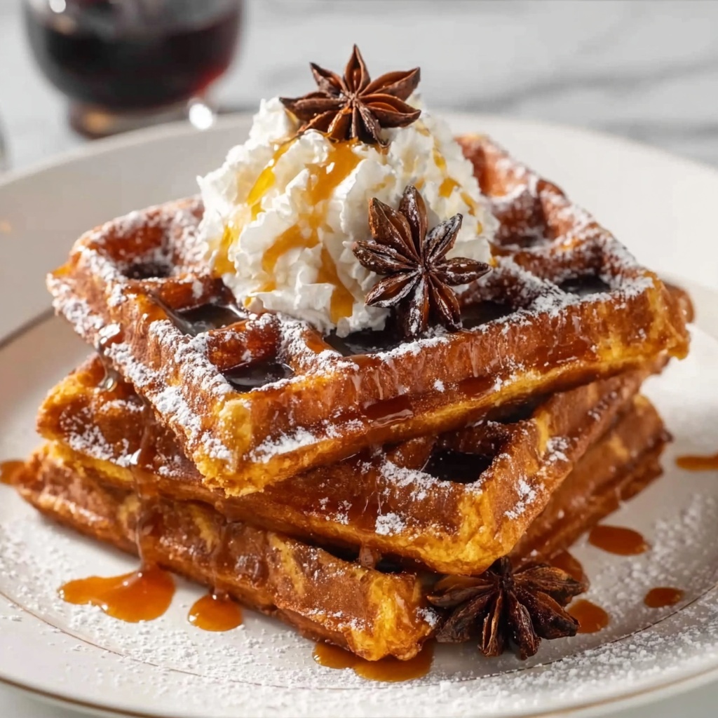 Spiced Pumpkin Waffles Recipe - Recipe Image