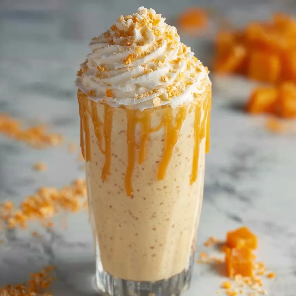 Summer Mango Coconut Float Milkshake Recipe - Recipe Image