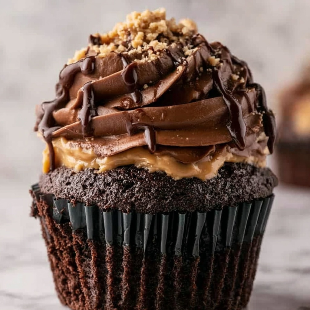 Mouth-Watering Irresistible German Chocolate Cupcakes Recipe - Recipe Image