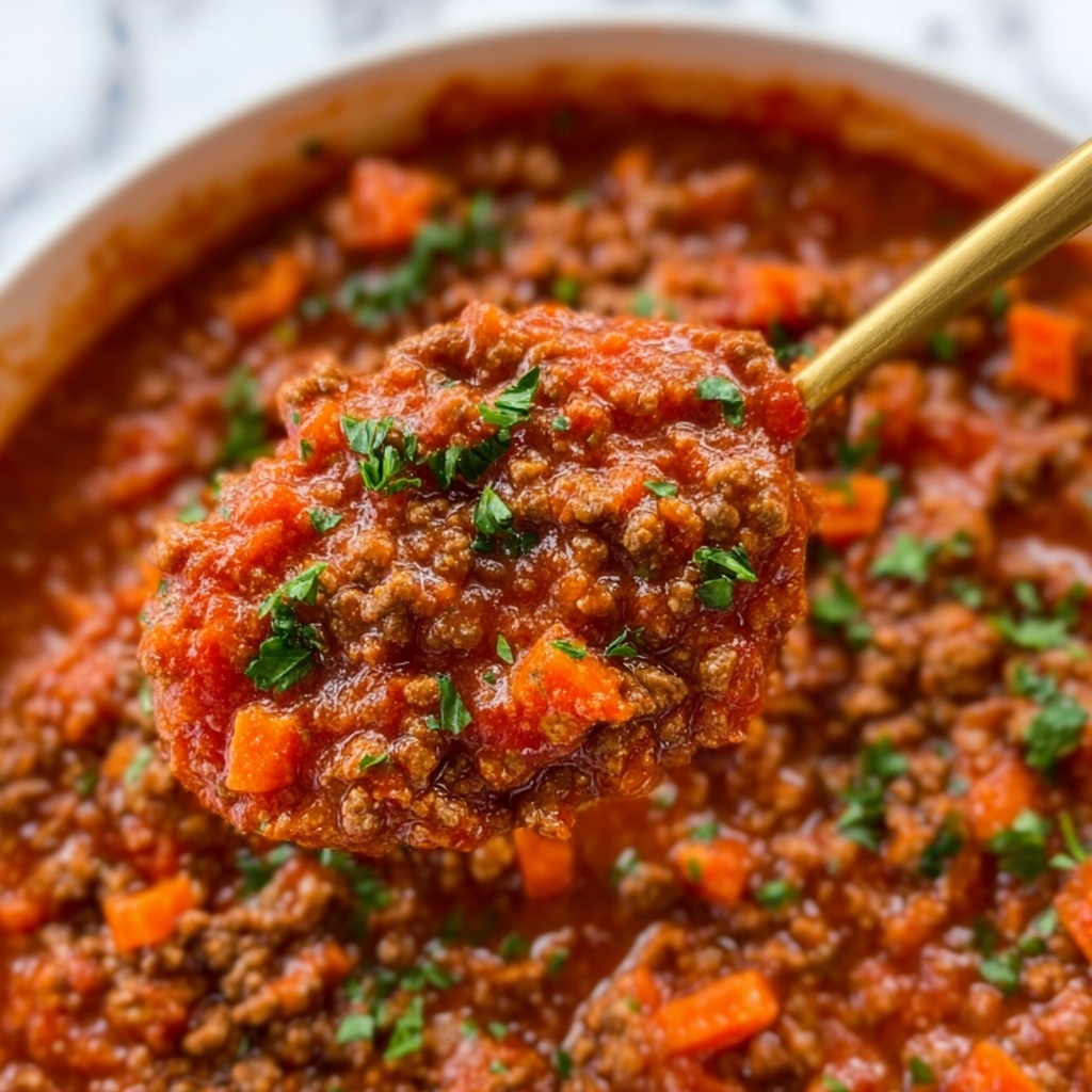 The Best Meat Sauce Recipe - Recipe Image