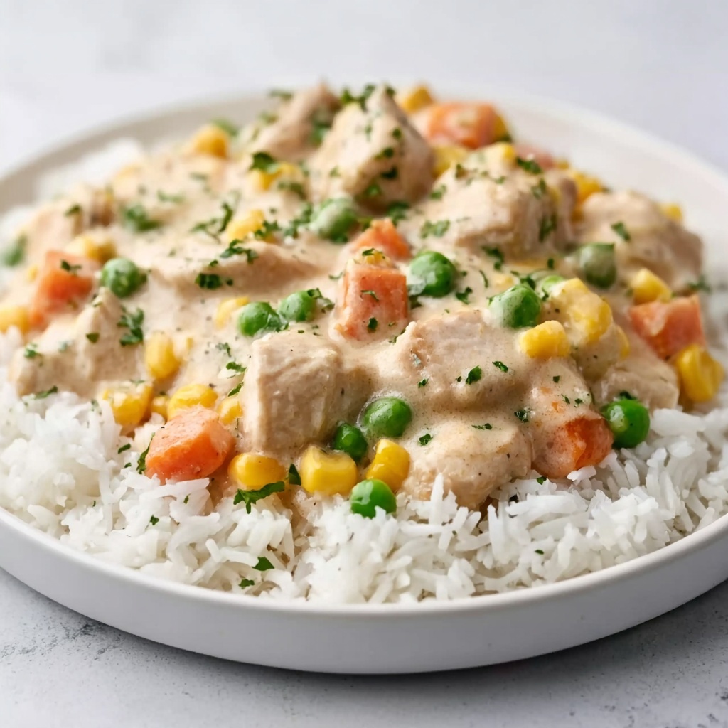 Crustless Chicken Pot Pie Recipe - Recipe Image