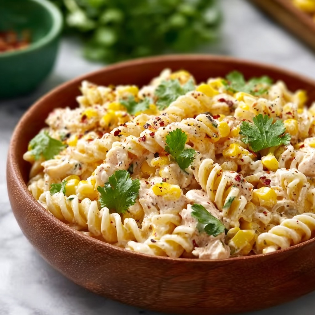 Mexican Street Corn Pasta Salad Recipe - Recipe Image