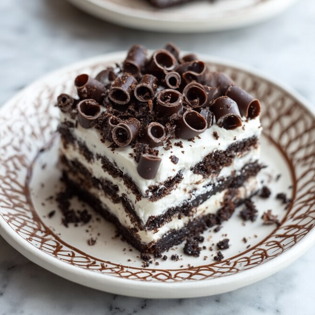 Decadent No‑Bake Chocolate Lasagna Recipe - Recipe Image