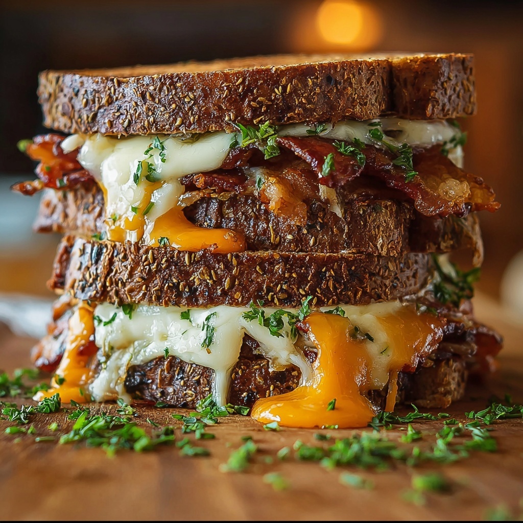 Southern Brisket Grilled Cheese: A Melty Masterpiece Recipe - Recipe Image